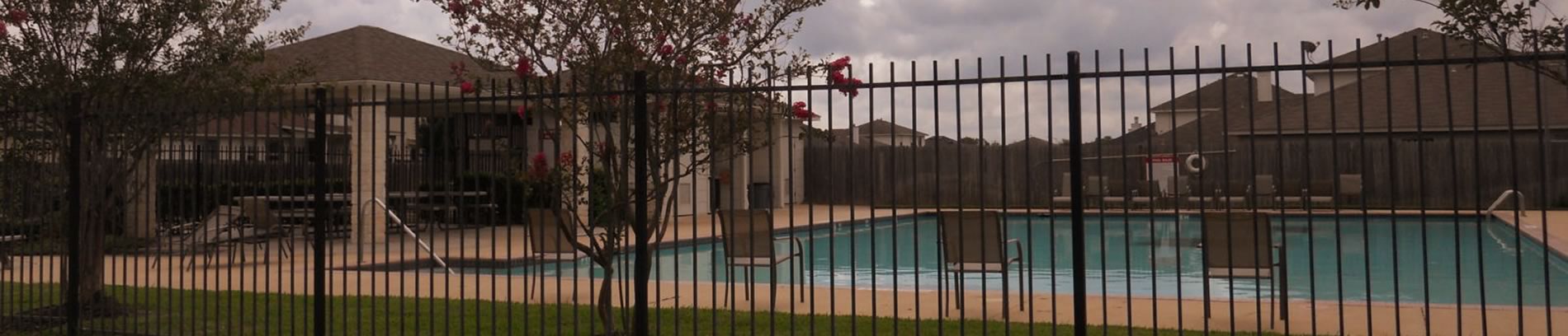 Pool at Meadowcreek subdivision in College Station Texas